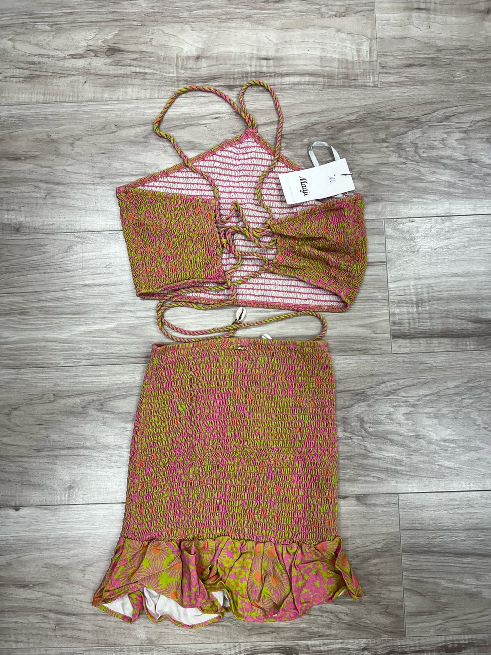 Maaji‎ Coneflower Crop Top, Skirt Matching Set. - Picture 5 of 14